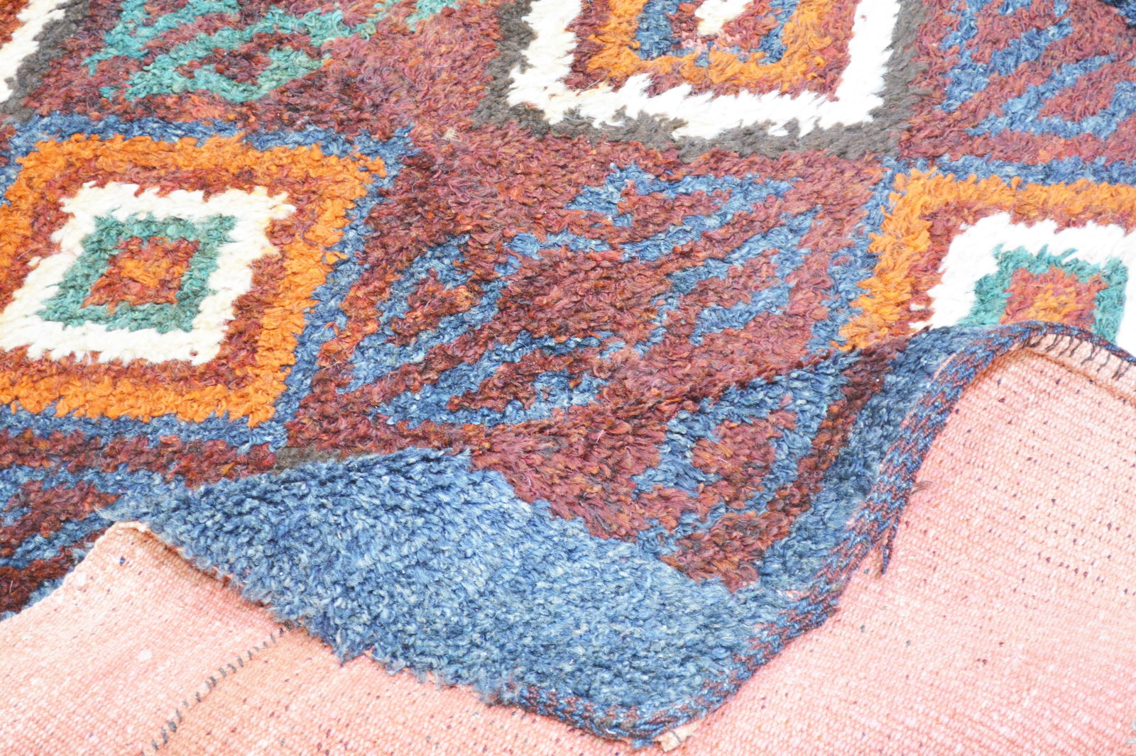 HAND KNOTTED RUG; UZBEKISTAN - 4