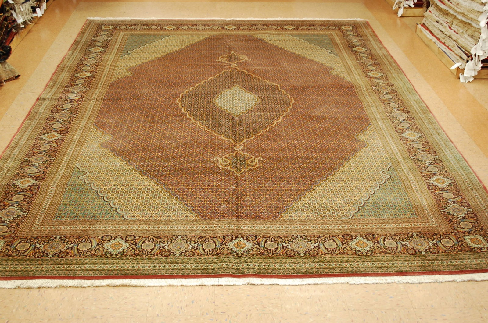 Persian TABRIZ RUG 10 x 13.2 (1 of 12)