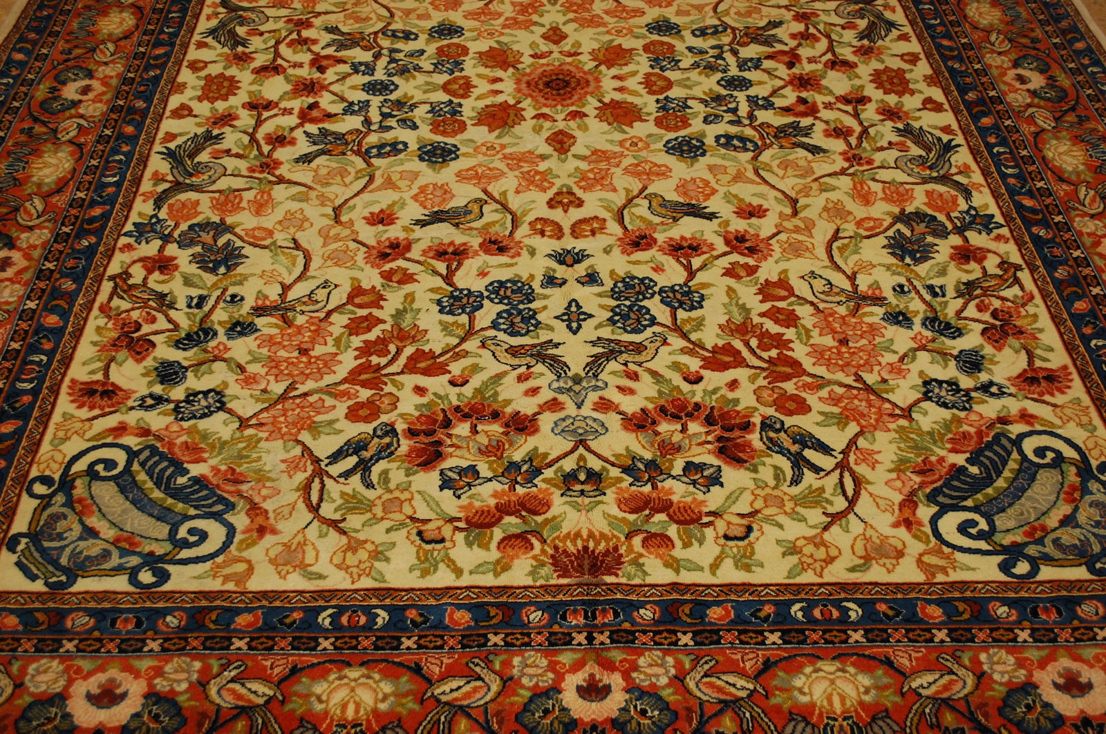 Persian SAROUK RUG 8'4" x 11'2" - 12