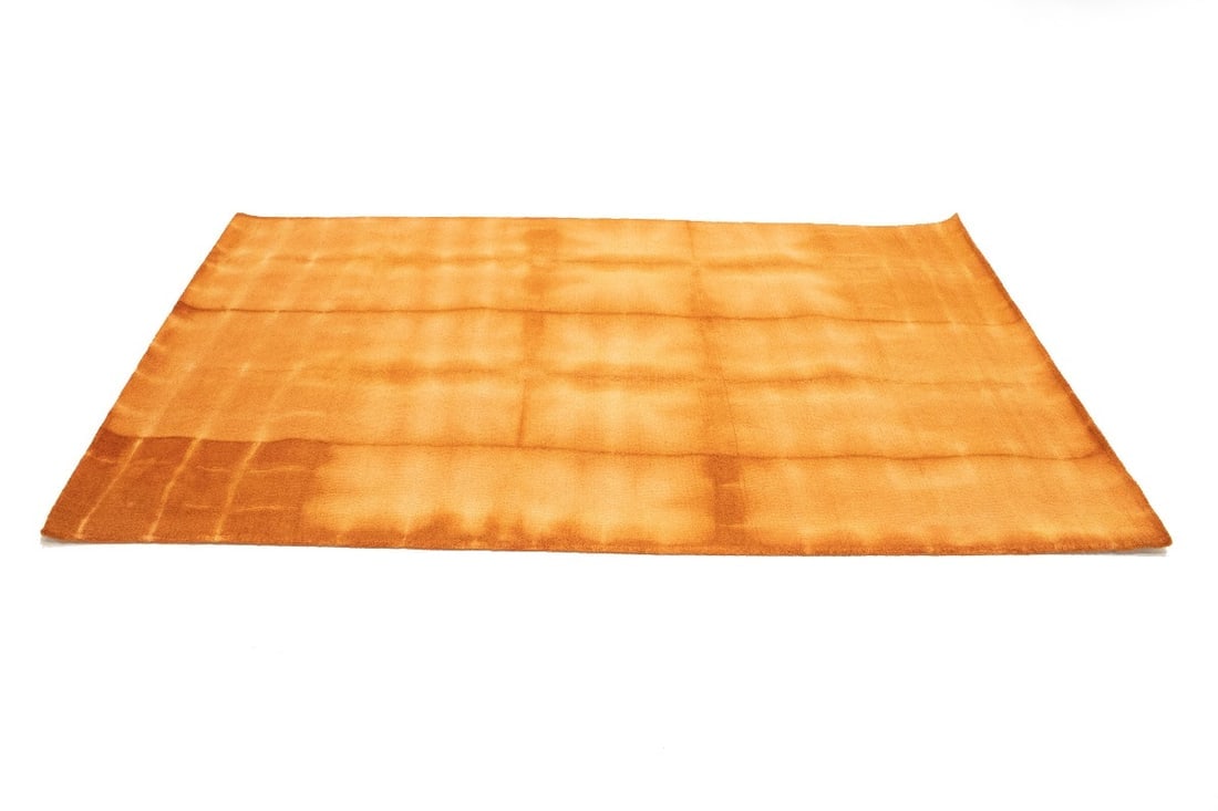 Solar Orange Tie-Dye 5X8 Hand-Tufted Modern Rug - 4