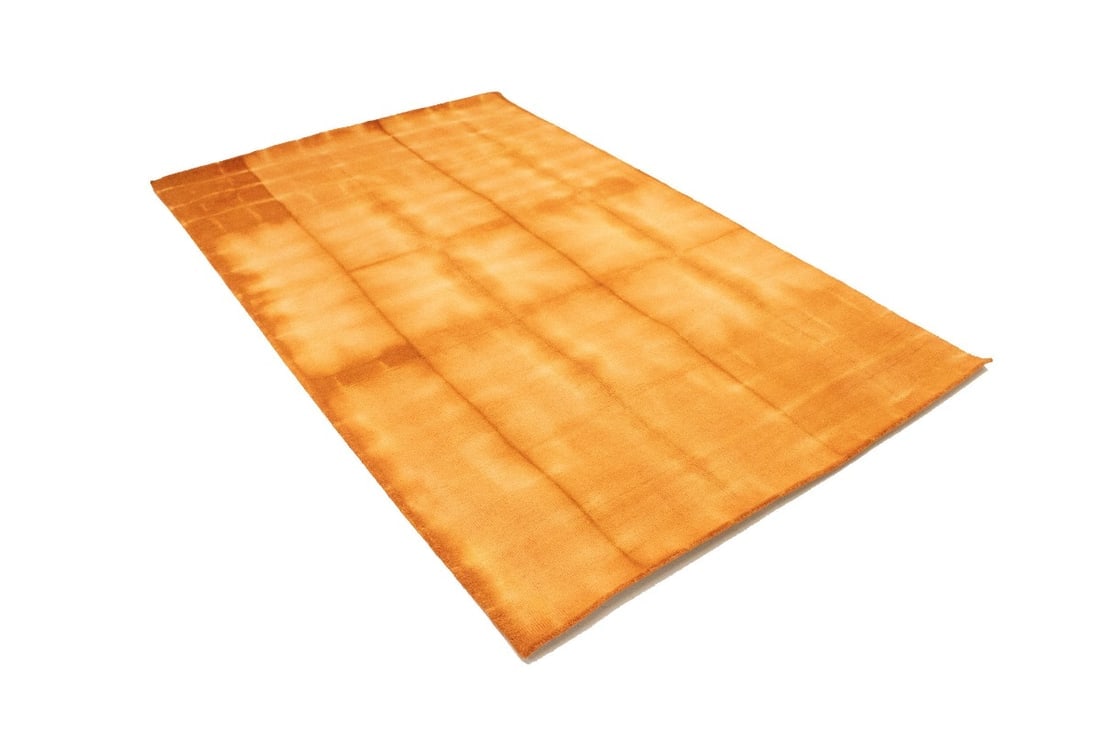 Solar Orange Tie-Dye 5X8 Hand-Tufted Modern Rug - 5