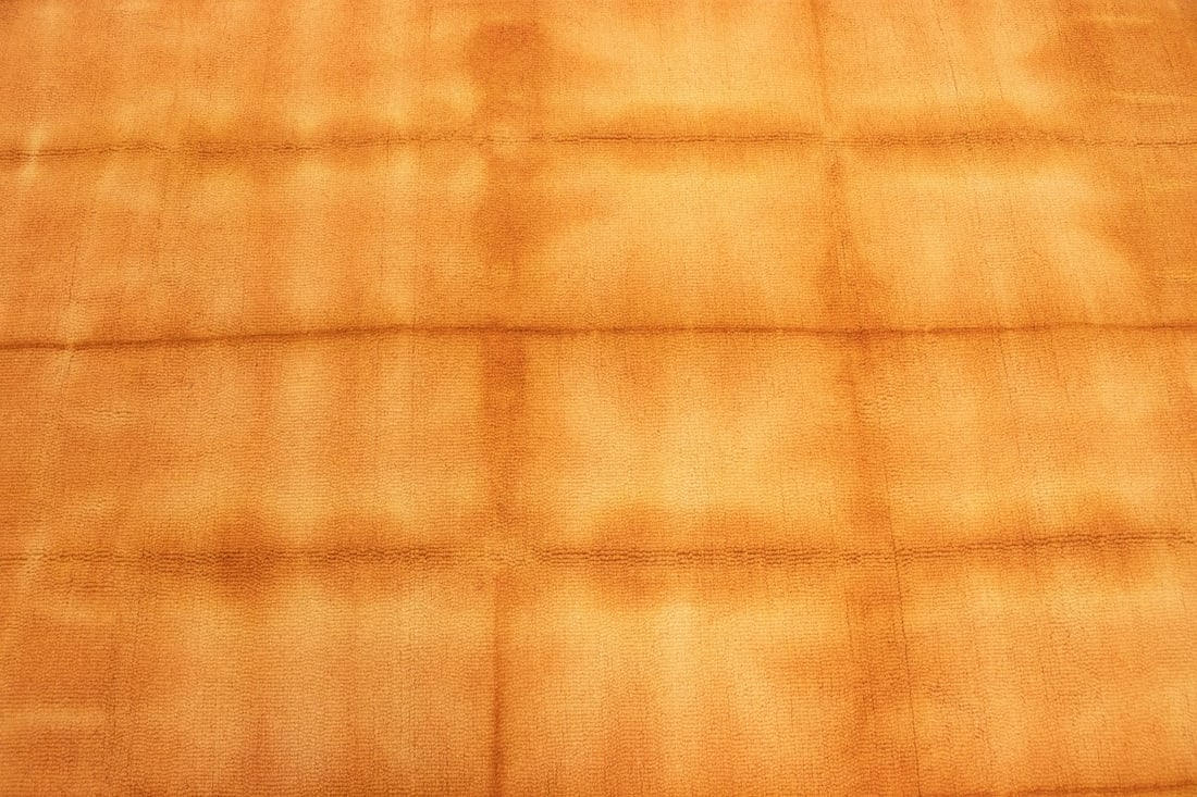 Solar Orange Tie-Dye 5X8 Hand-Tufted Modern Rug - 7