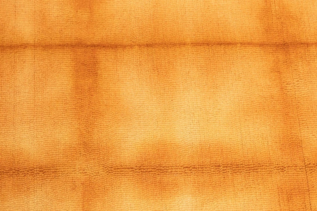 Solar Orange Tie-Dye 5X8 Hand-Tufted Modern Rug - 8