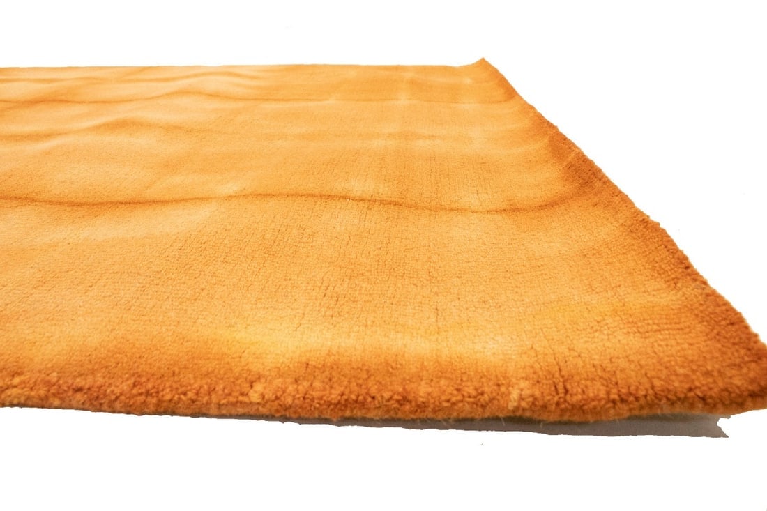 Solar Orange Tie-Dye 5X8 Hand-Tufted Modern Rug - 9