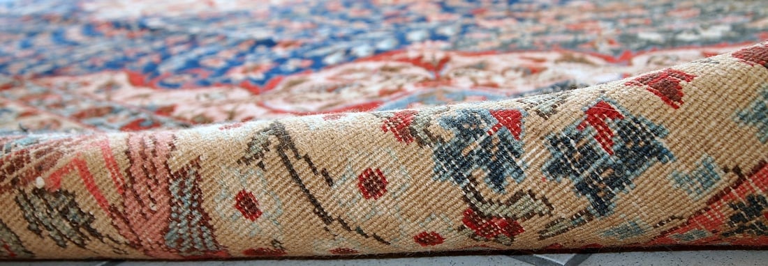 Handmade antique Persian Tabriz rug 6,2' x 9.5' (190cm x 292cm) 1920s - 20