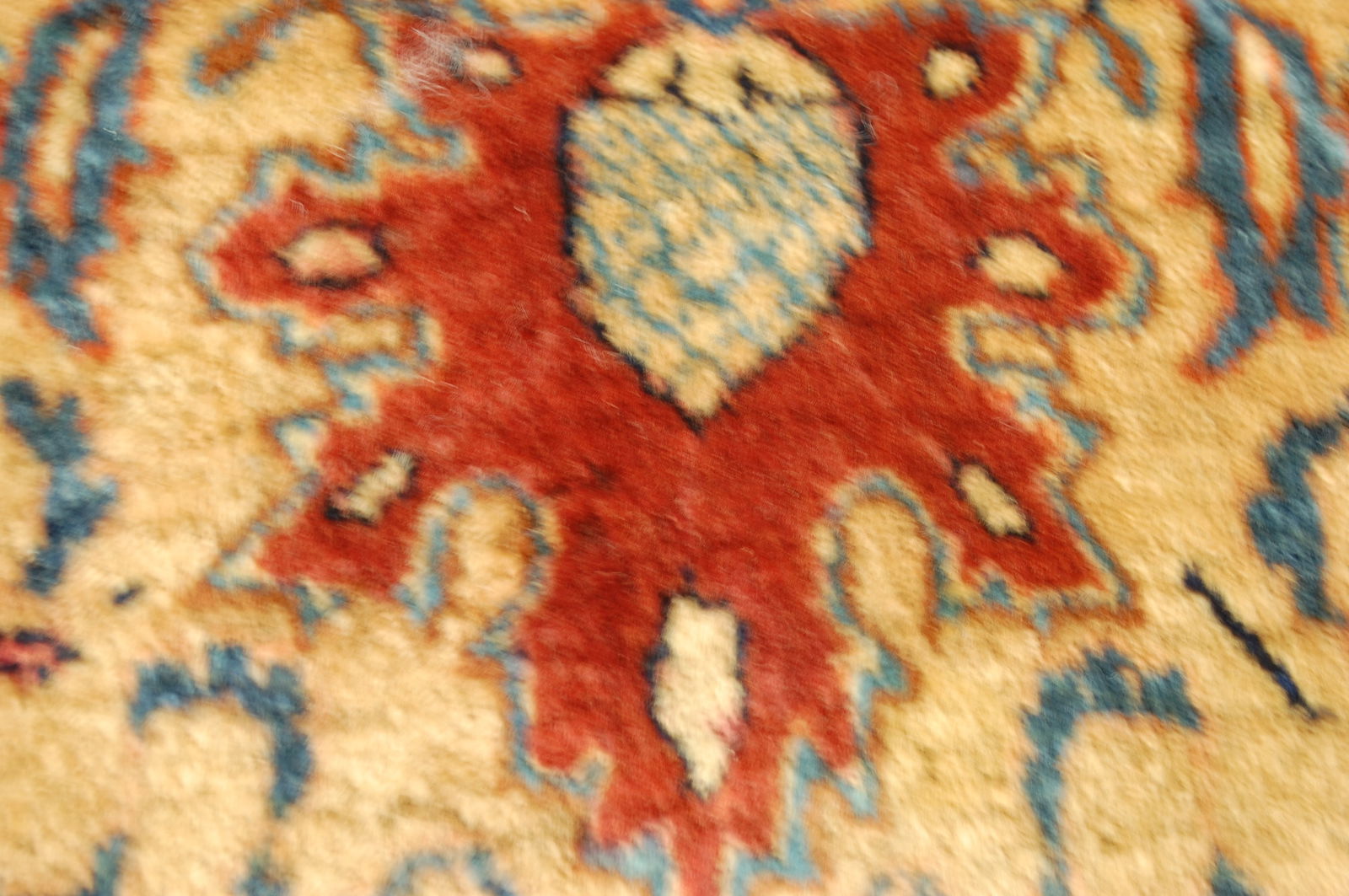 Hand-Made antique rug Pillow Cushion Rug 1'2" x 1' 8" - 2