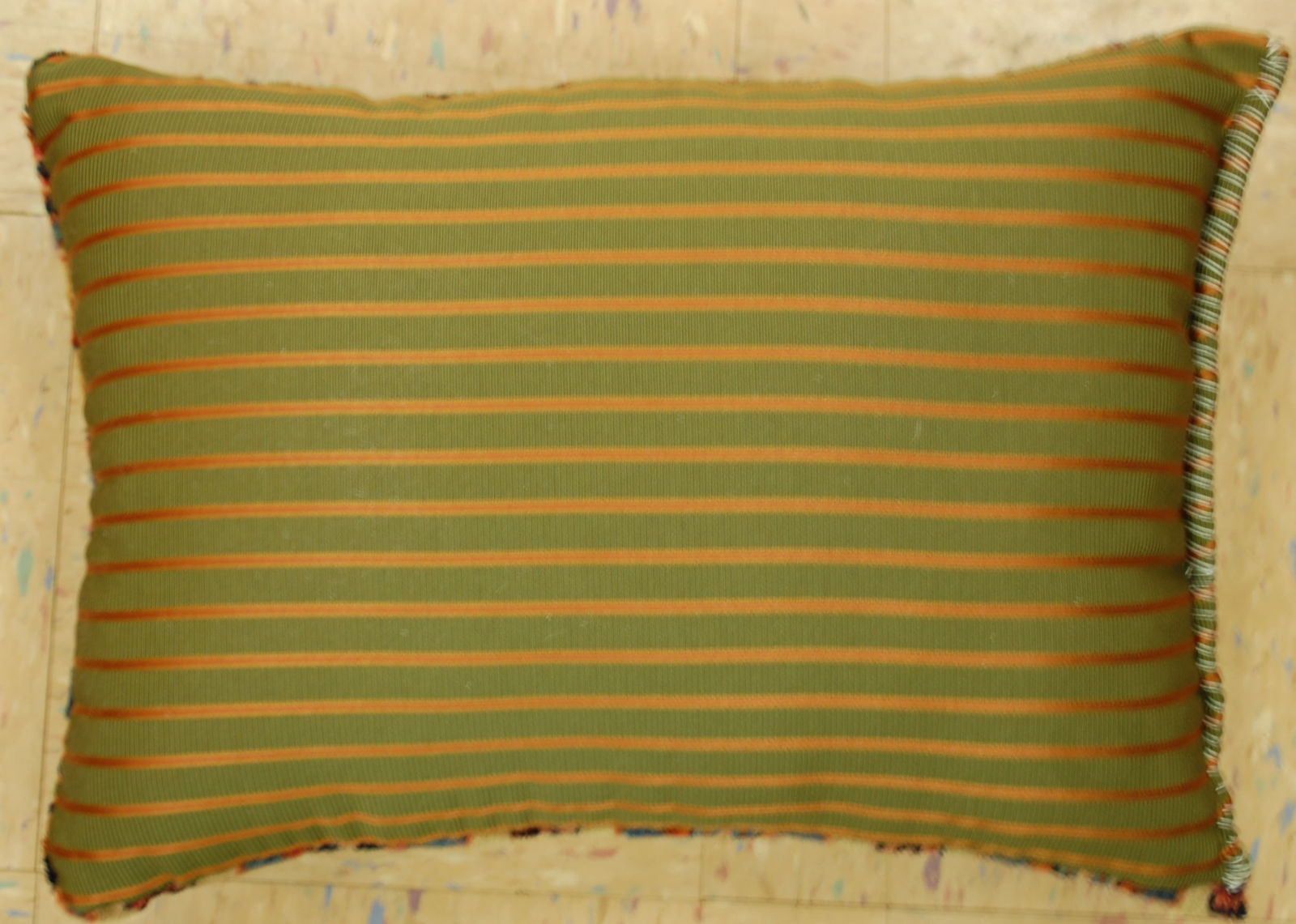 Hand-Made antique rug Pillow Cushion Rug 1'2" x 1' 8" - 5