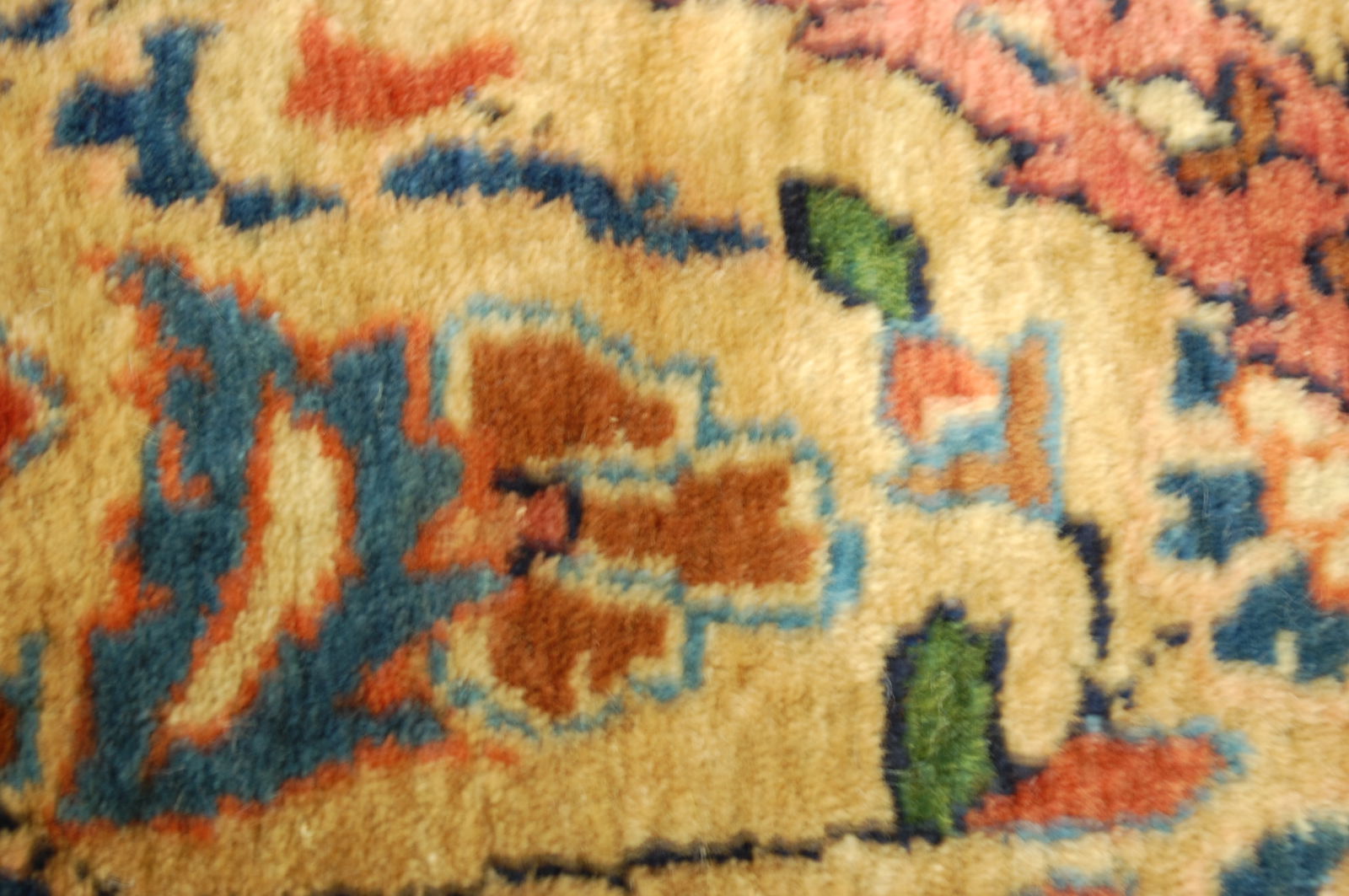 Hand-Made antique rug Pillow Cushion Rug 1'2" x 1' 8" - 6