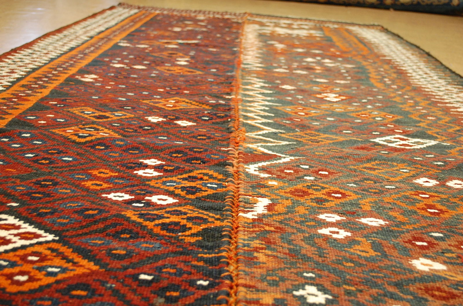 CAUCASIAN SOUMAK KILIM 4.9x10.7 - 6