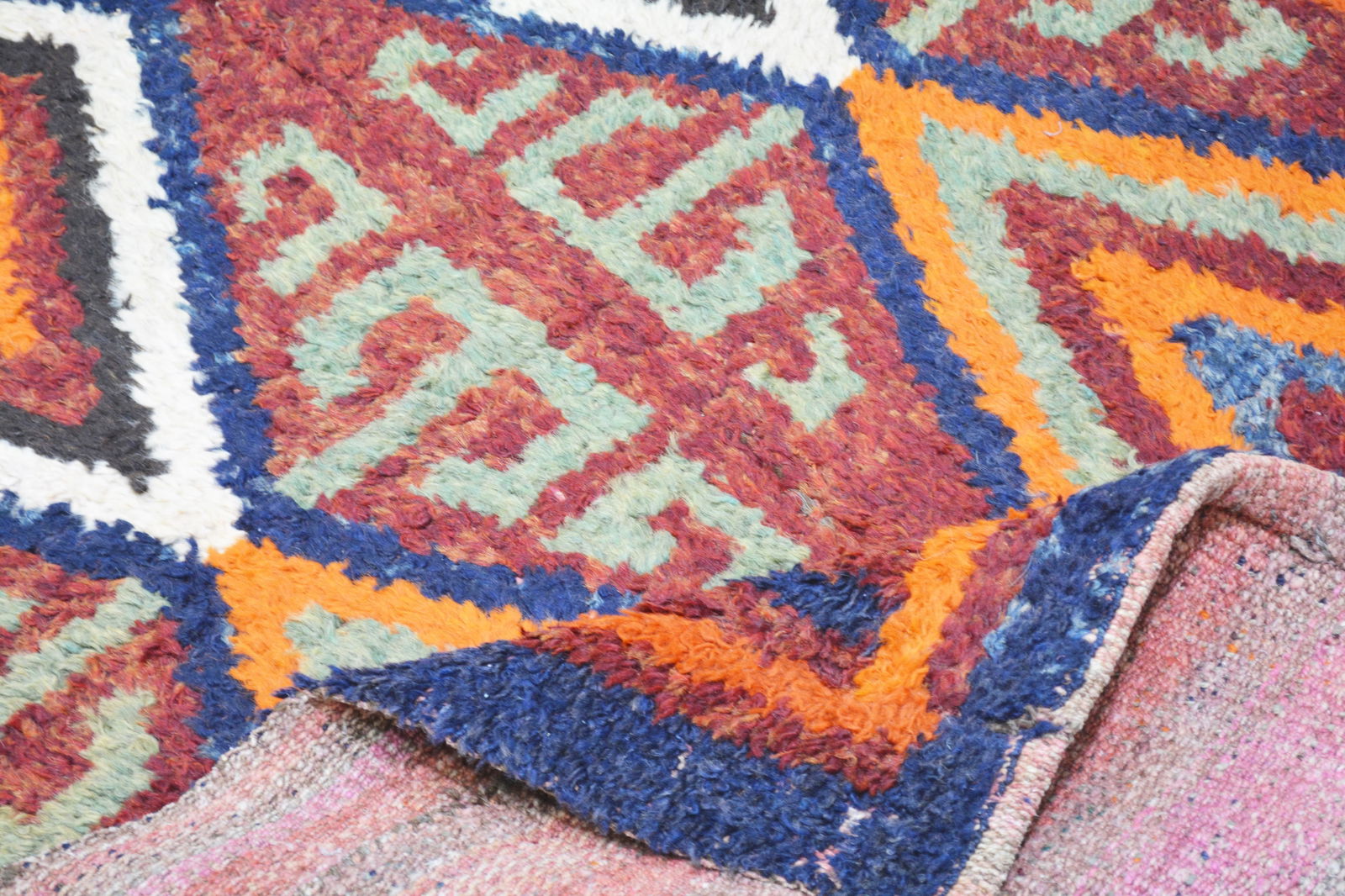 HAND KNOTTED RUG; UZBEKISTAN - 4