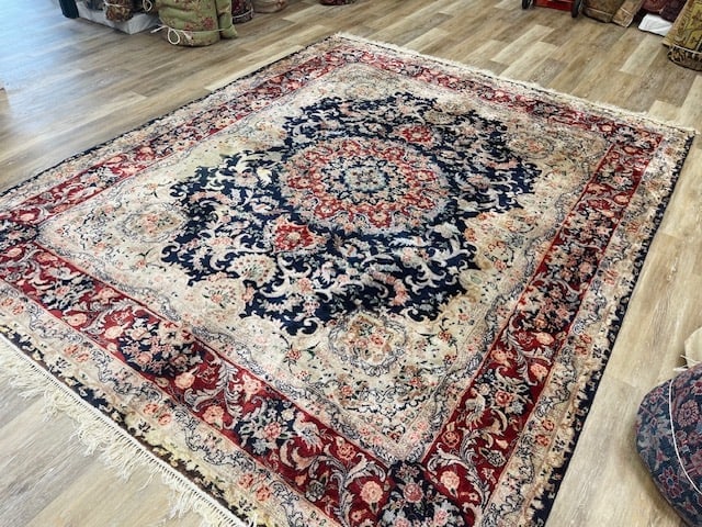 Sino persian Silk Tabriz Design Rug-5098 - 4