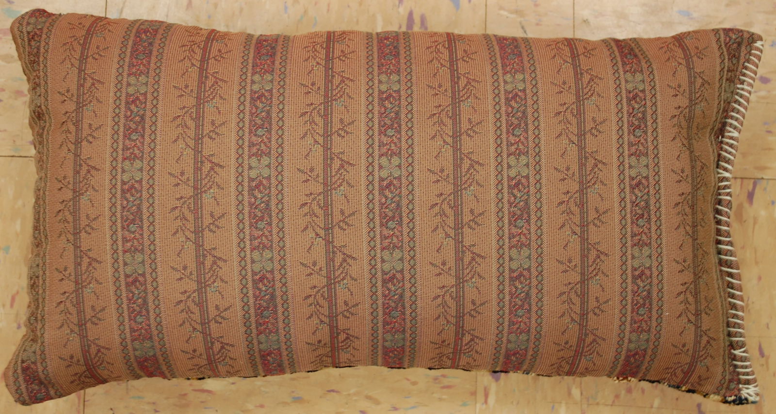 Hand-Made antique rug Pillow Cushion Rug 1'2" x 1' 8" - 3