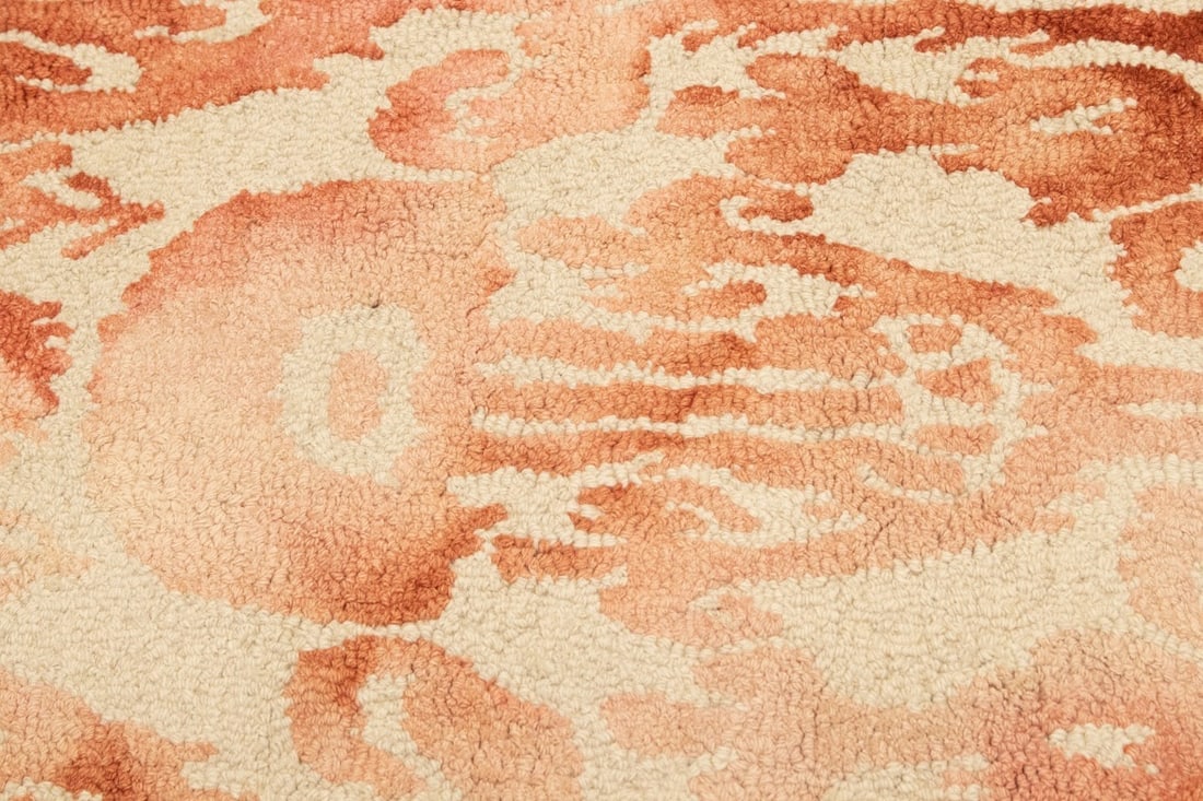 Rust Abstract 5X8 Hand-Tufted Modern Rug - 9