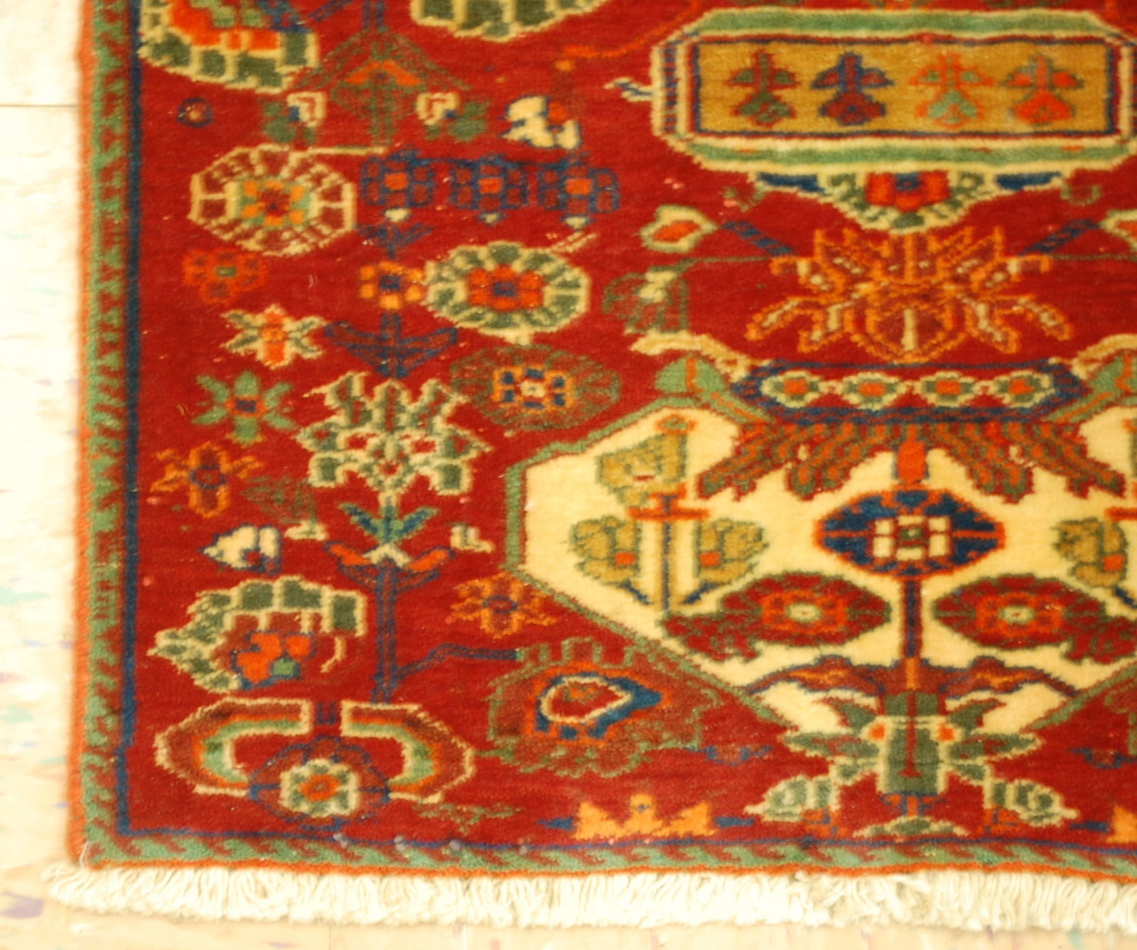 PERSIAN SHIRAZ RUG 1'8" x 1'10" - 4