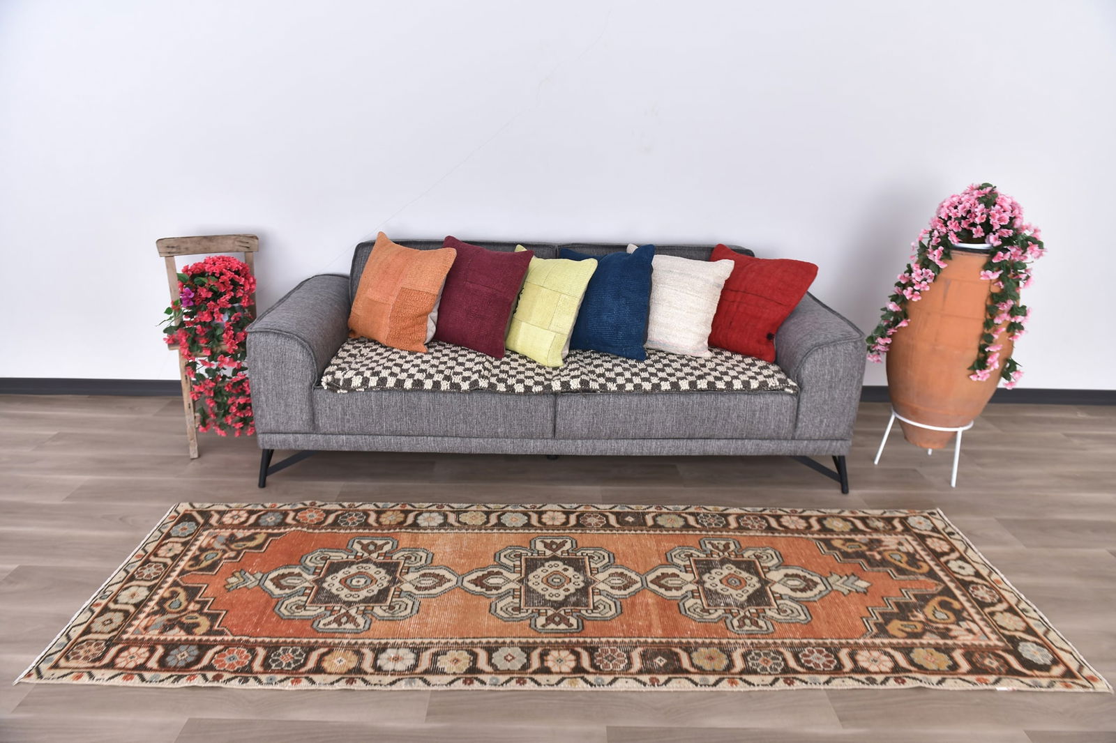 3'0'' x 9'1'' Turkish Handmade Kilim Rug - 24322 (1 of 15)