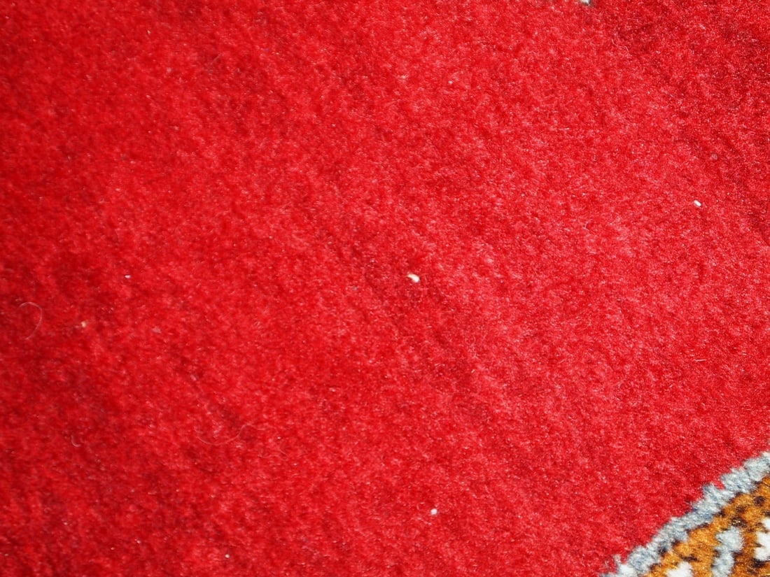 Handmade vintage Turkish Oushak runner 3.6' x 11.1' (110cm x 340cm) 1940s - 10