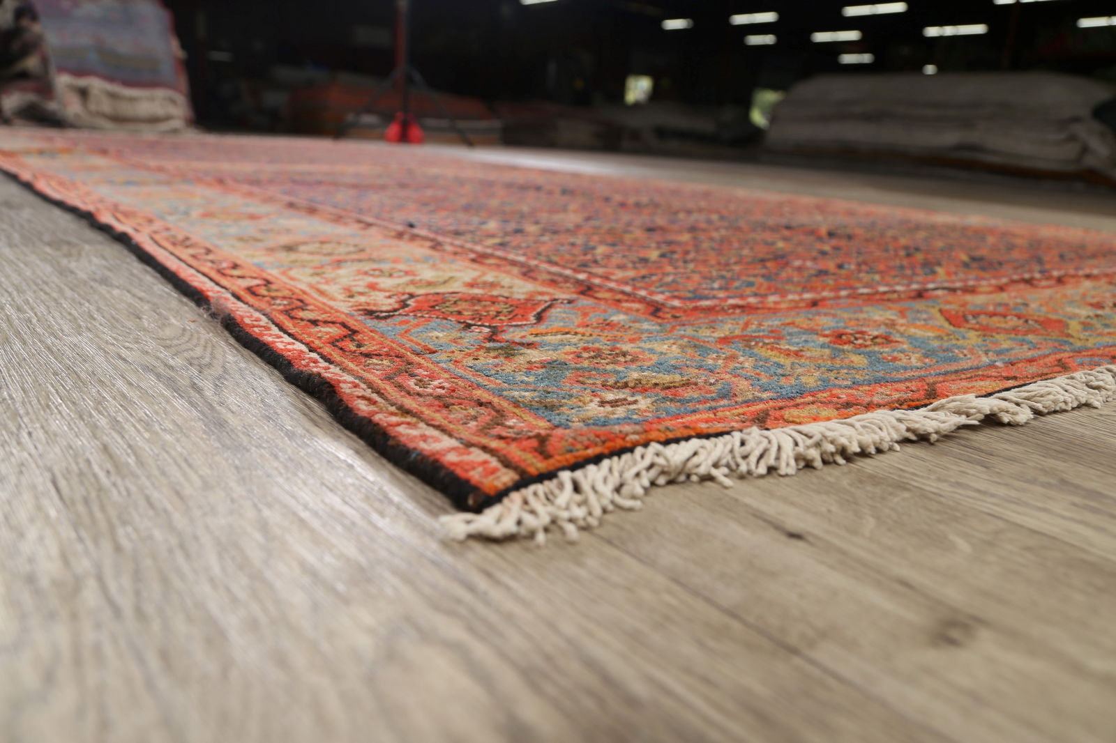 Pre-1900 Vegetable Dye Malayer Persian Runner Rug 6x16 - 6