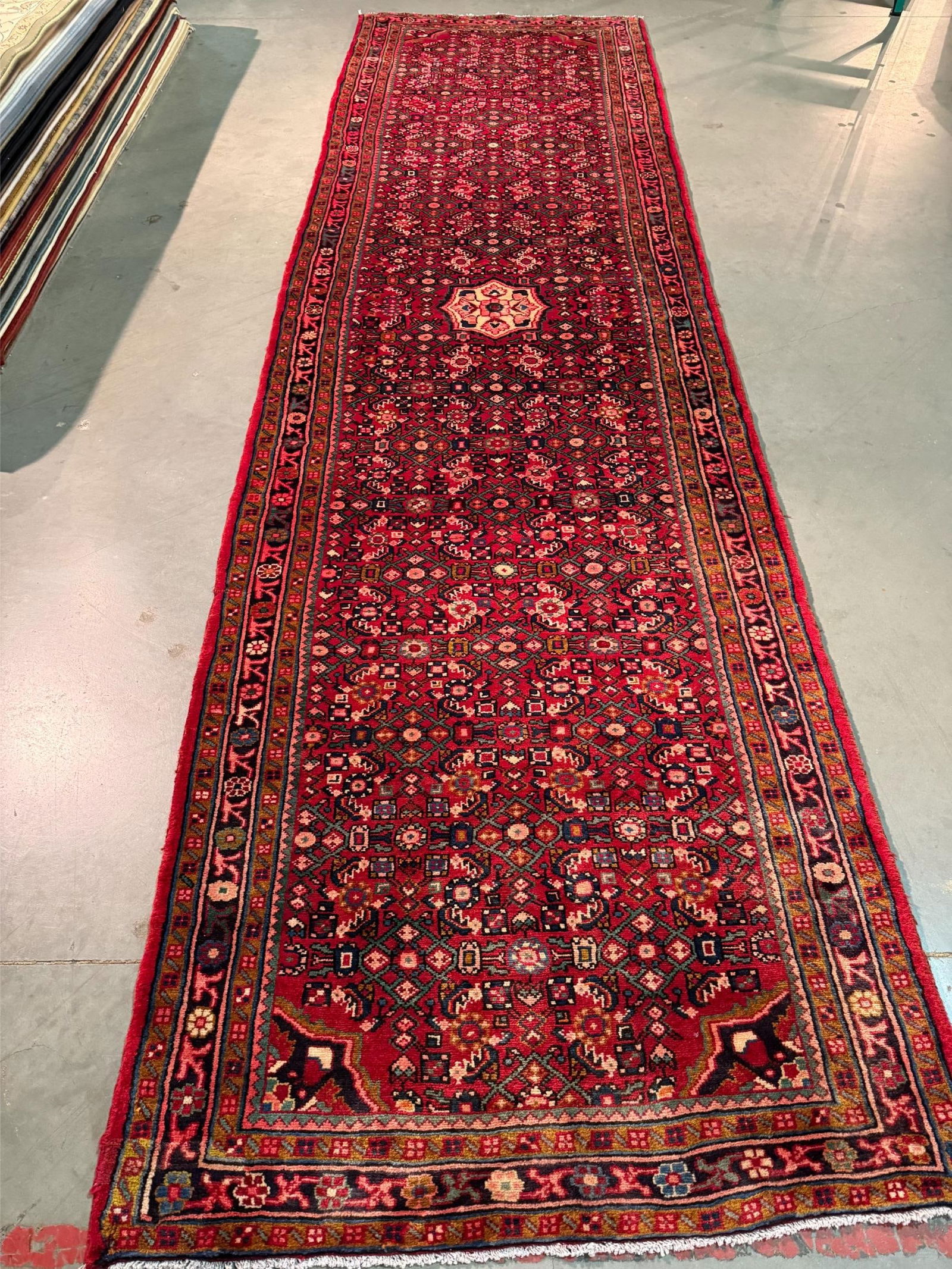 Stunning Persian Hamedan Rug 4x14.2 - 11