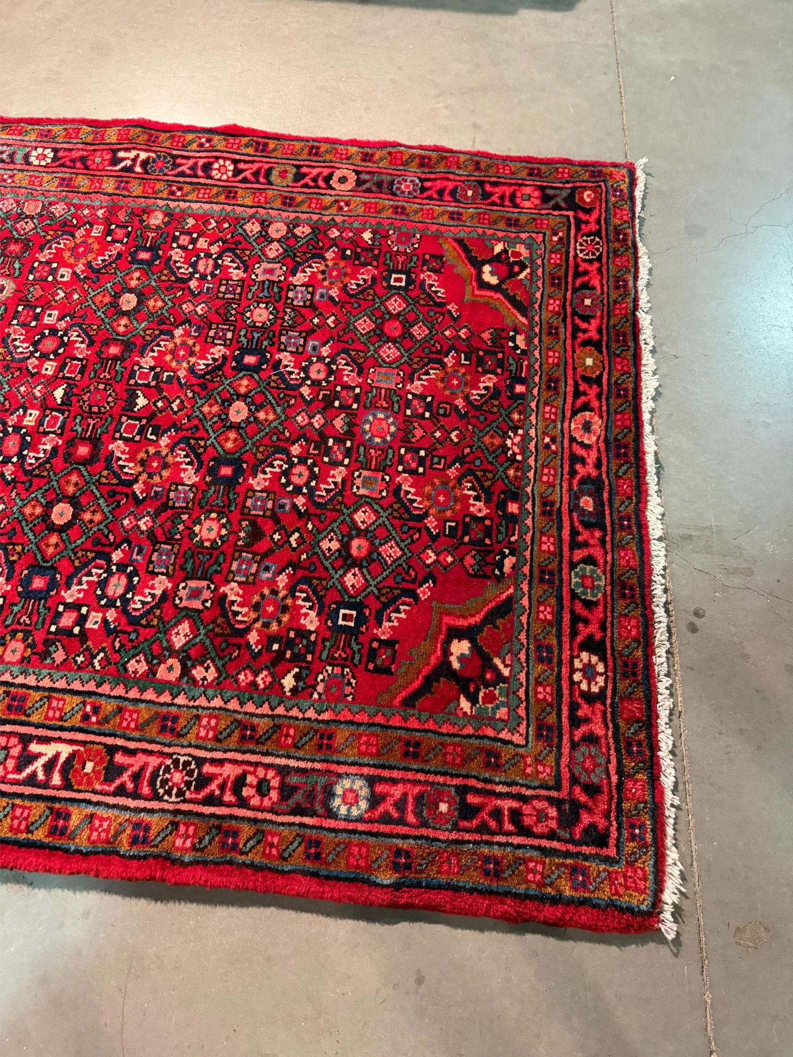 Stunning Persian Hamedan Rug 4x14.2 - 8