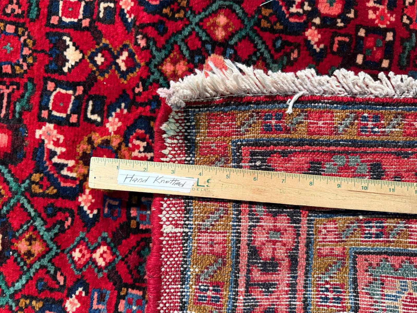 Stunning Persian Hamedan Rug 4x14.2 - 9