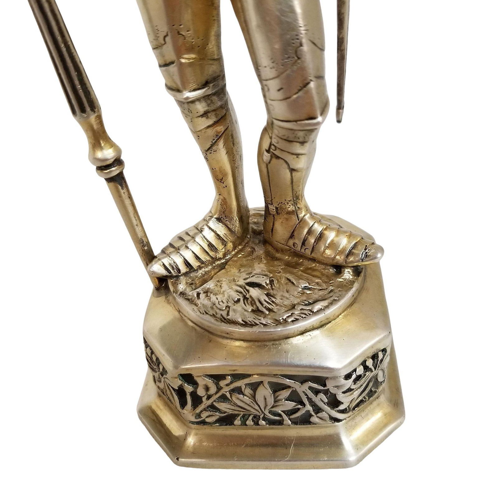1890 Sterling Silver King Arthur Knight by B. Neresheimer & Söhne Hanau - 3