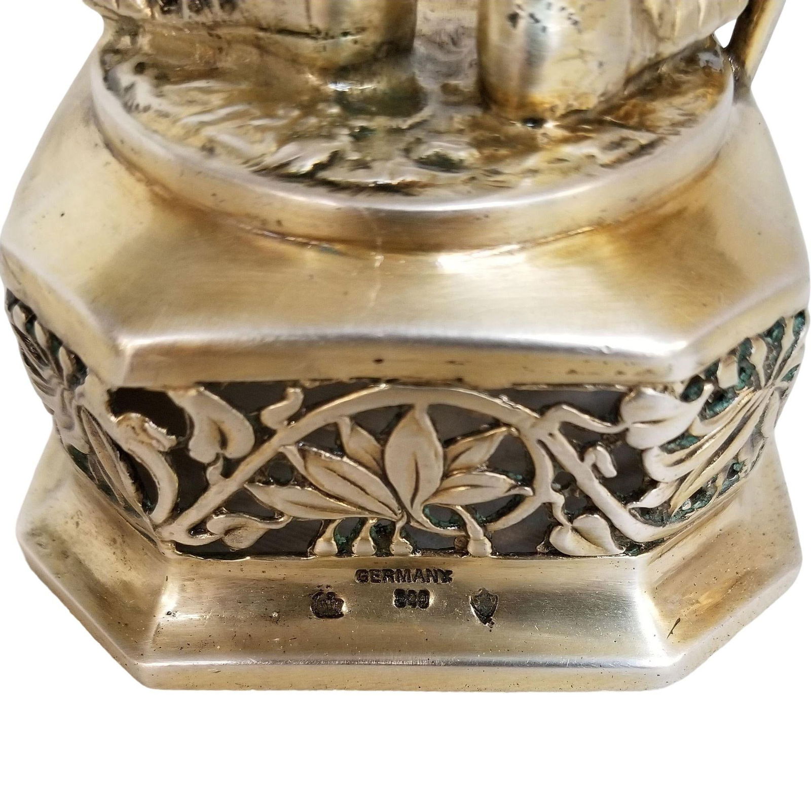 1890 Sterling Silver King Arthur Knight by B. Neresheimer & Söhne Hanau - 4