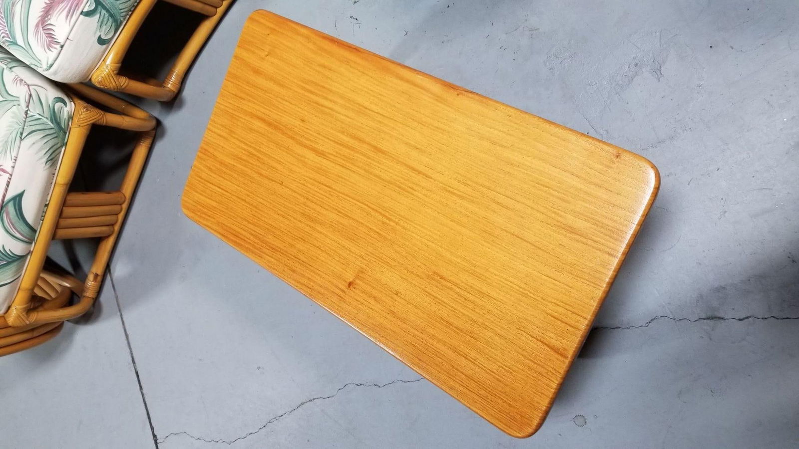 Restored Paul Frankl Double Strand Figure Eight Legs Mahogany Coffee Table - 3