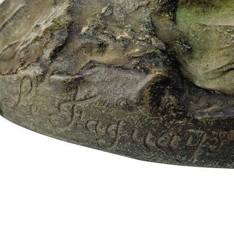 Tireuse A L'arc Bronze Greek Archer Diana Sculpture by Pierre Le Faguays - 6