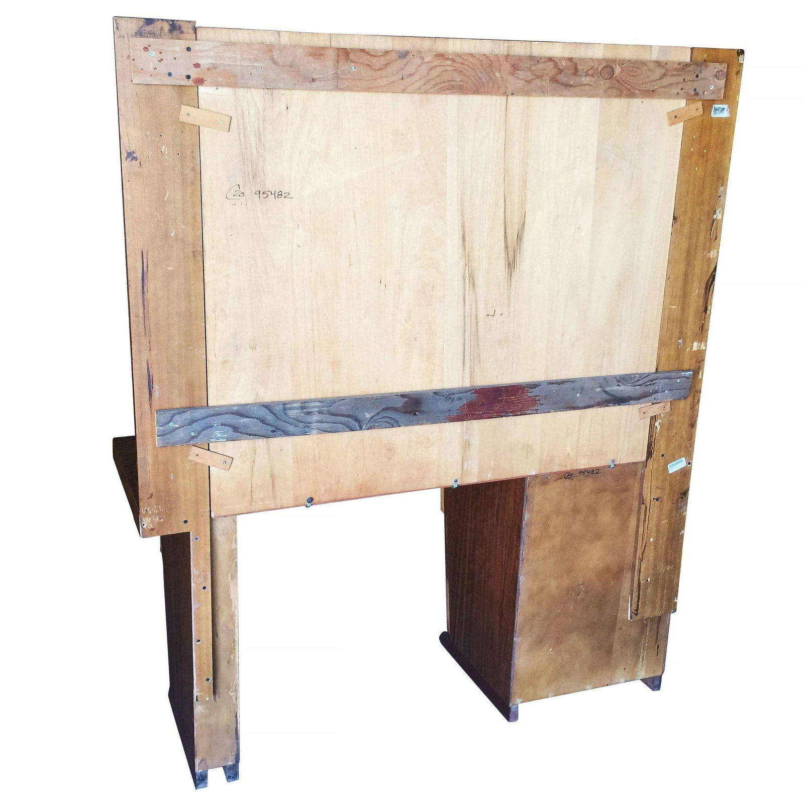 Asymmetrical Midcentury Bedroom Set, Vanity - 6