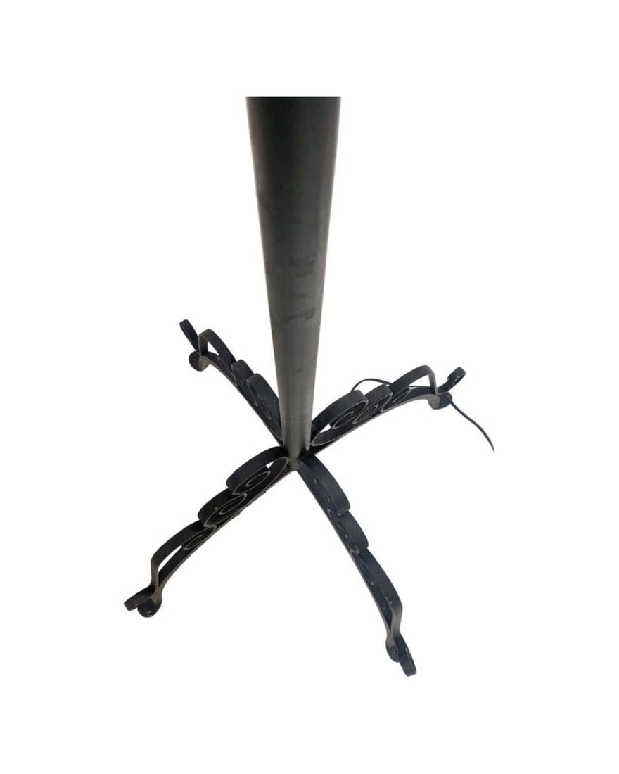 French Victorian Iron Candelabra - 11