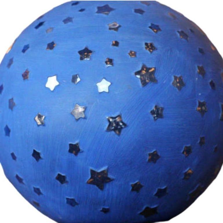 Rare Huge Lalique "Stars" Dans la Nuit Post-War Factice Perfume Bottle - 5