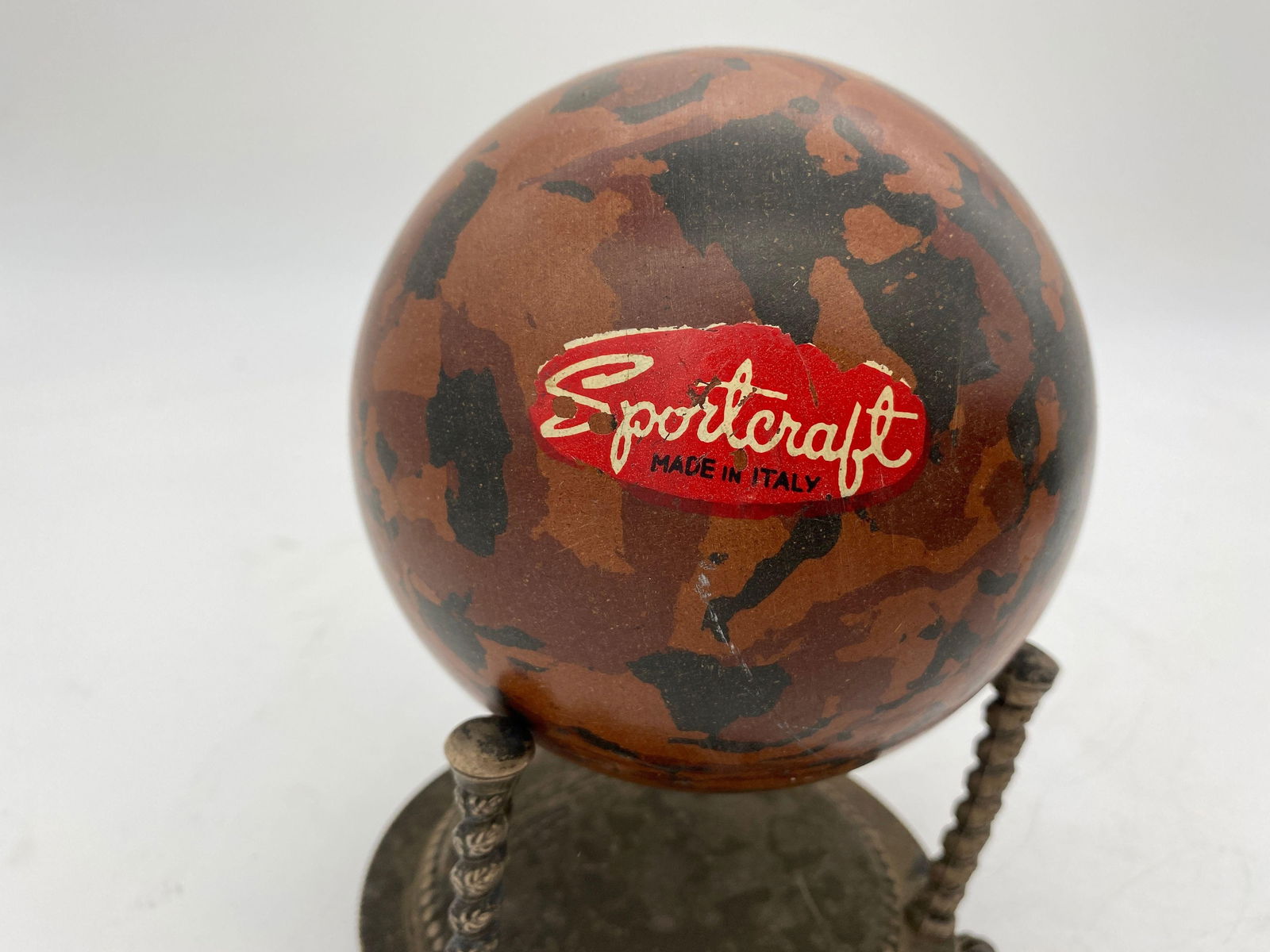 Vintage Marble, Brass, Resin, Glass Spheres with Stands Collection - 13