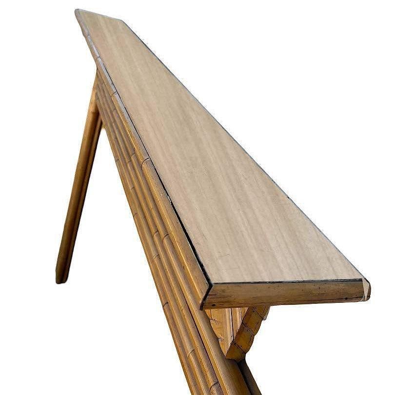 Restored Rattan Fireplace Surround Mantel Owned by Gary Cooper - 10