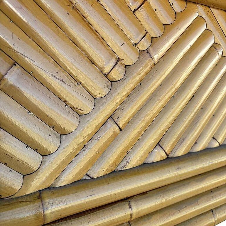 Restored Rattan Fireplace Surround Mantel Owned by Gary Cooper - 19