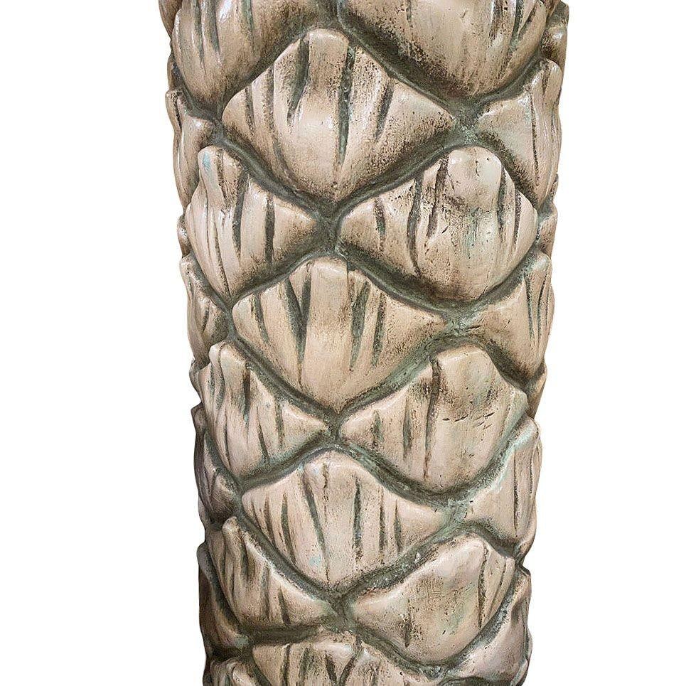 10-Foot Fiberglass Art Deco Grand Palm Tree Architectural Column, 2 Available - 4