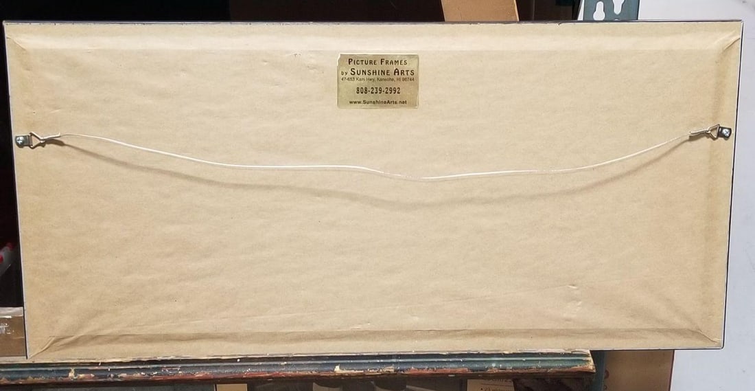 Framed Set of Samoan Island Vintage Postcards - 13