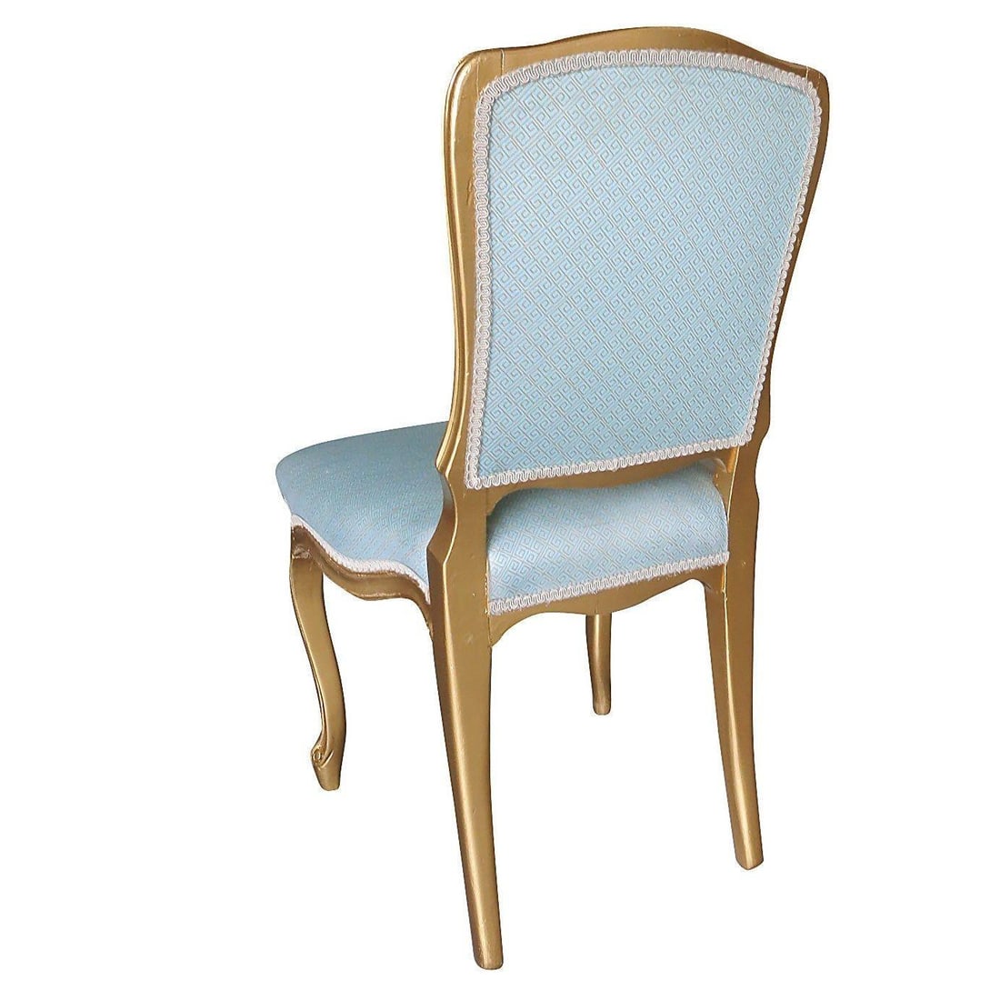 1950 Louis XVI-Style Hollywood Regency Gold Giltwood Dining Chairs, Set of 24 - 4