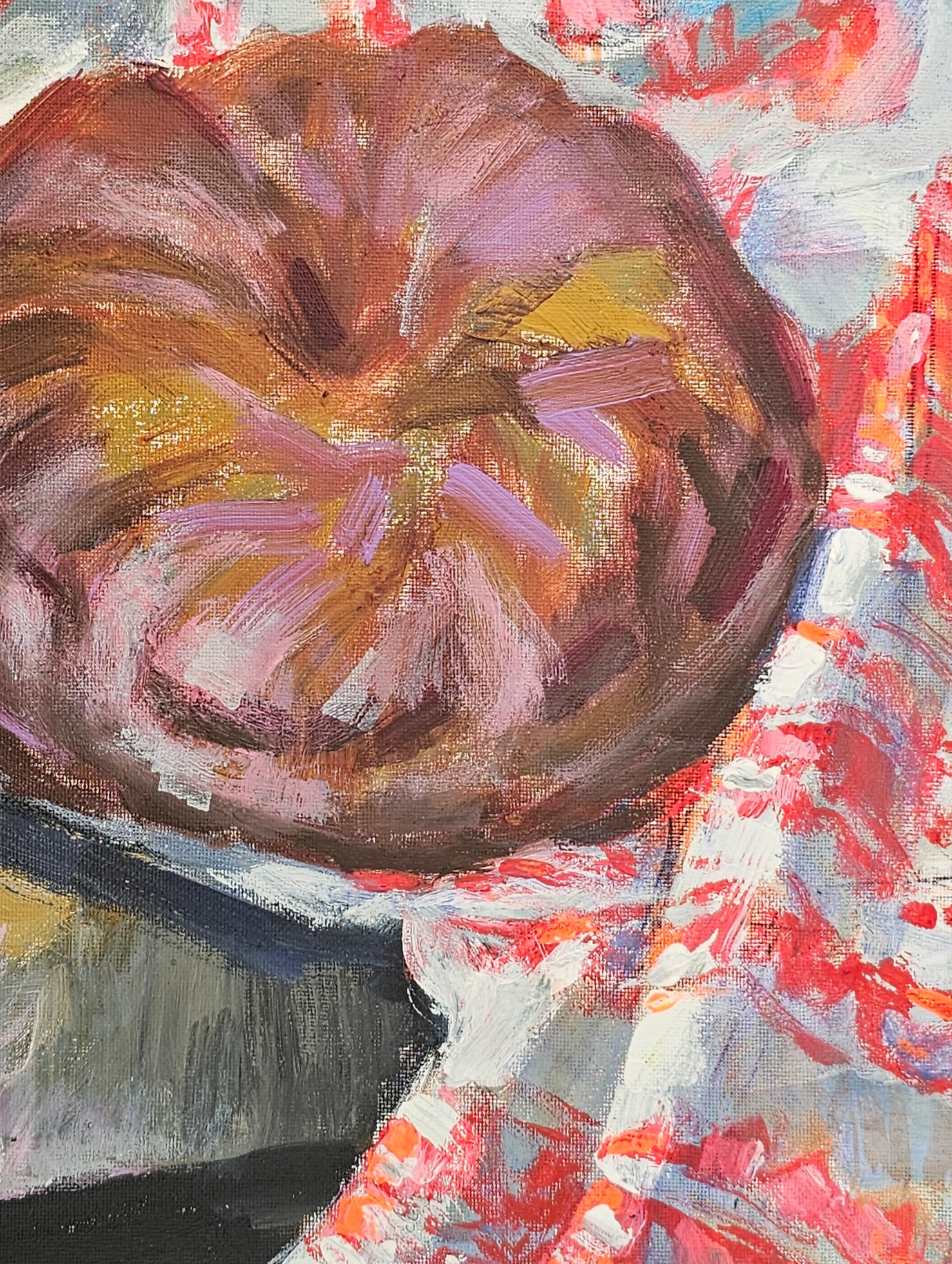 Acrylic still life bread Vyacheslav Petrovich Babac - 8