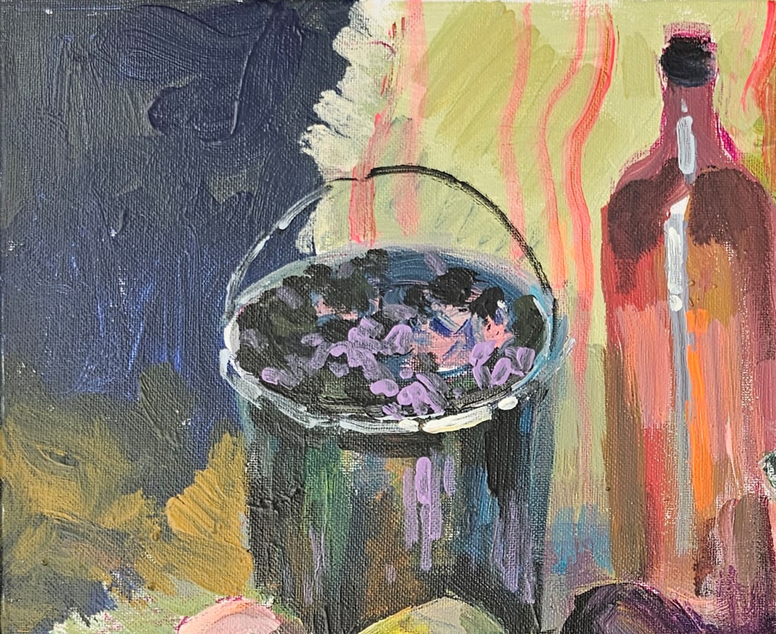 Acrylic still life market Vyacheslav Petrovich Babac - 2