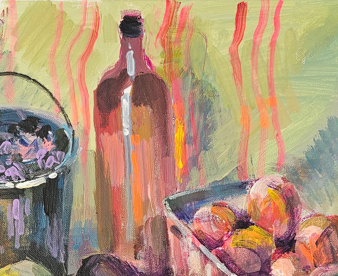 Acrylic still life market Vyacheslav Petrovich Babac - 3