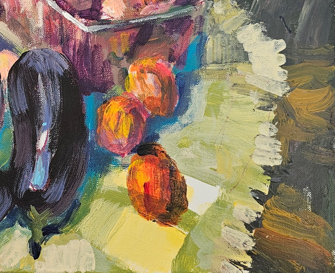 Acrylic still life market Vyacheslav Petrovich Babac - 7