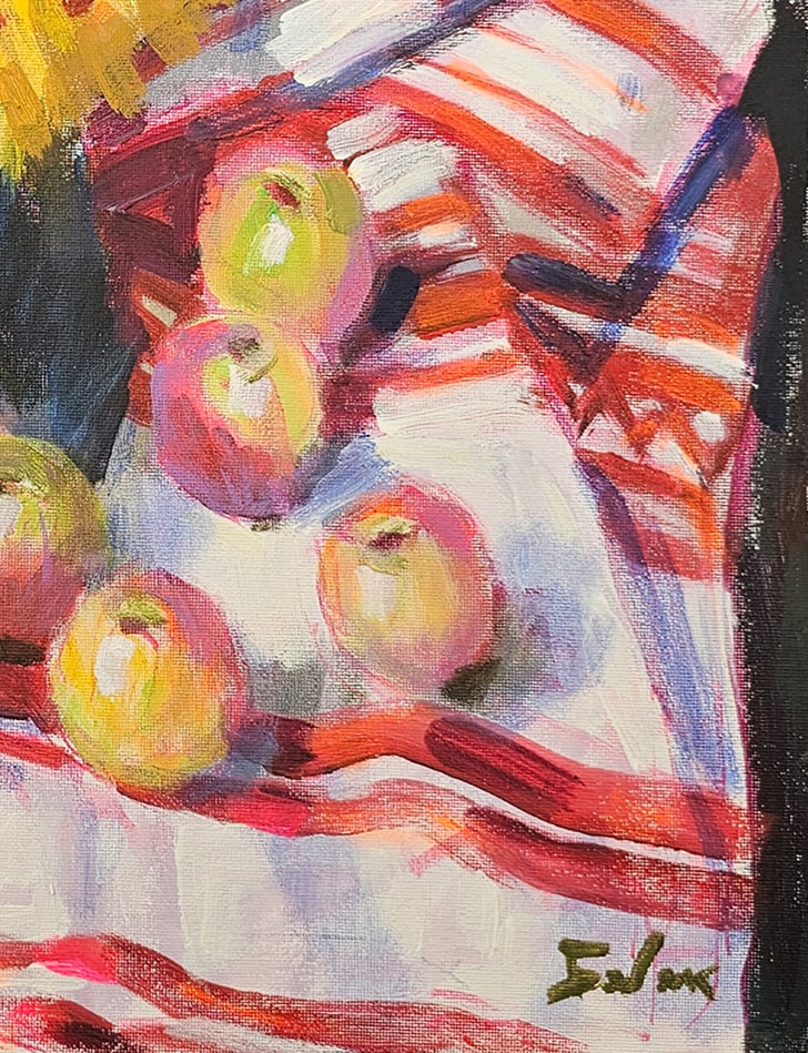 Acrylic still life sunflower Vyacheslav Petrovich Babac - 7