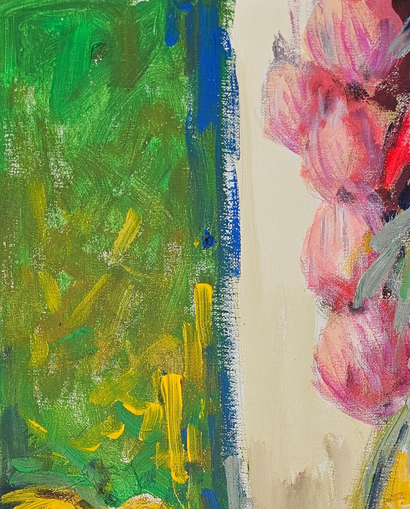 Acrylic still life august Vyacheslav Petrovich Babac - 2