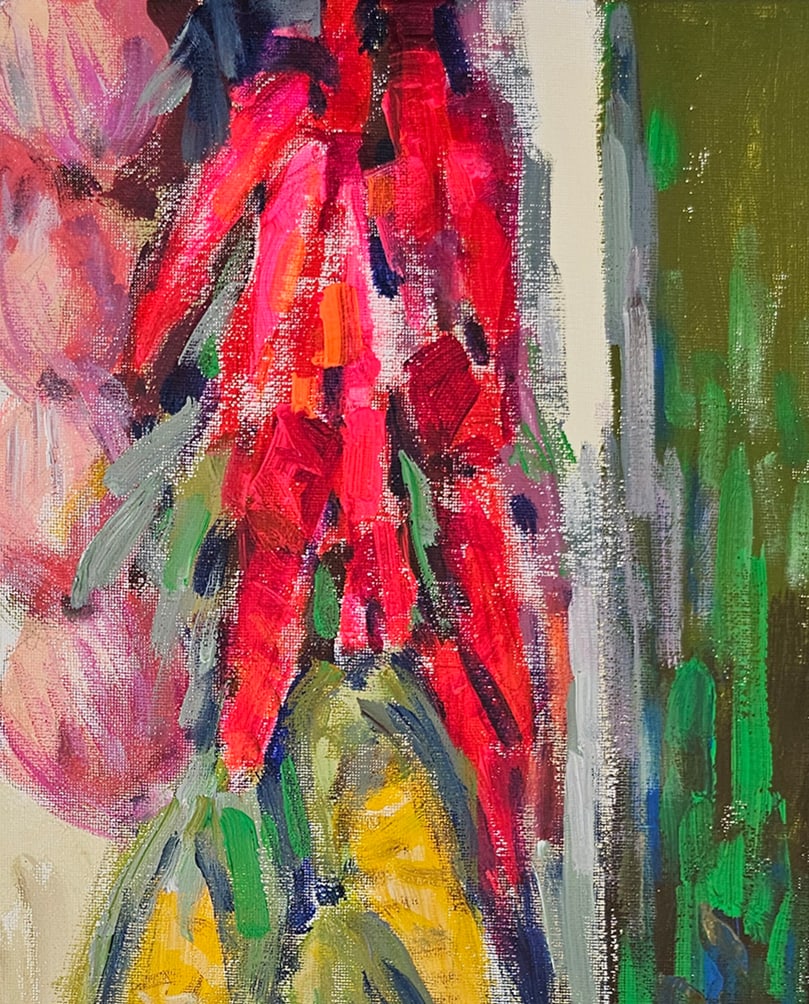 Acrylic still life august Vyacheslav Petrovich Babac - 4