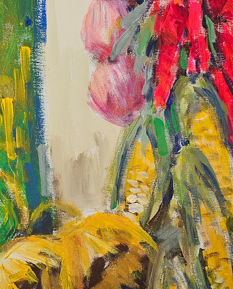 Acrylic still life august Vyacheslav Petrovich Babac - 8