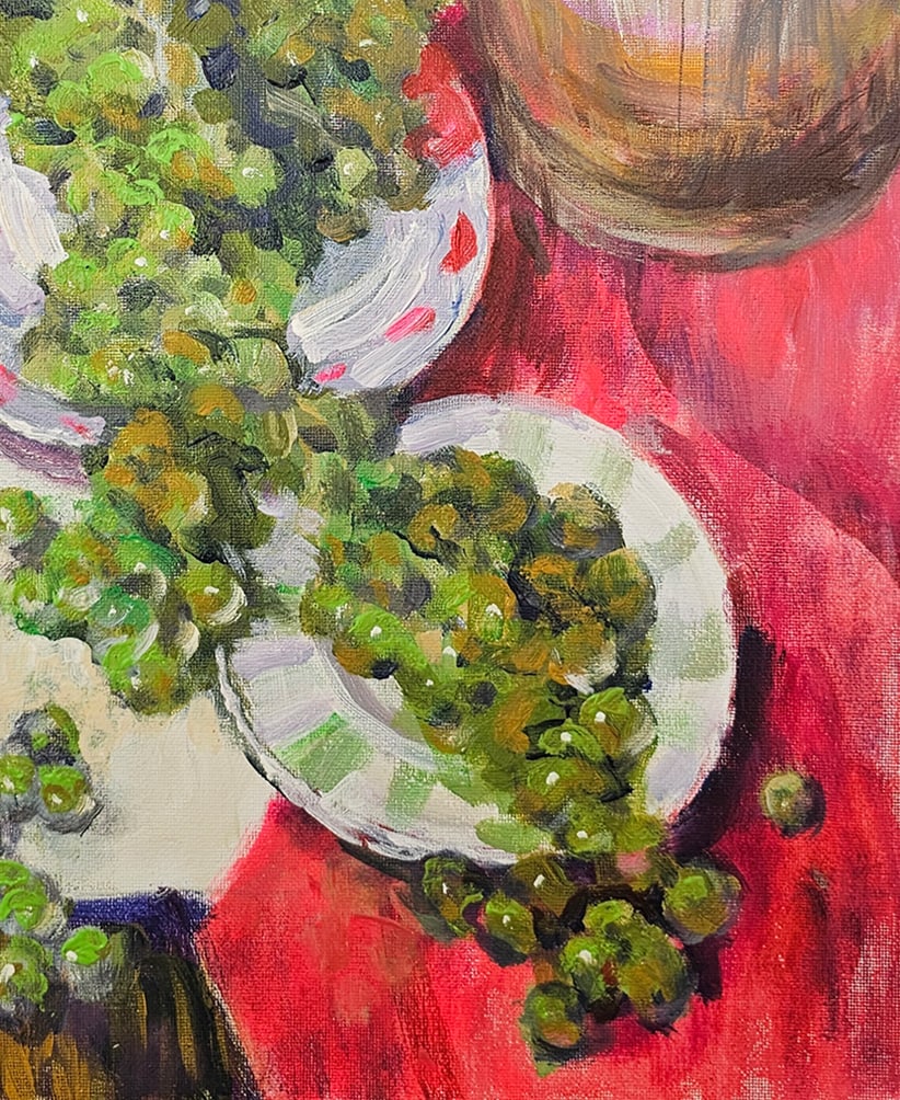 Acrylic still life grapes Vyacheslav Petrovich Babac - 6