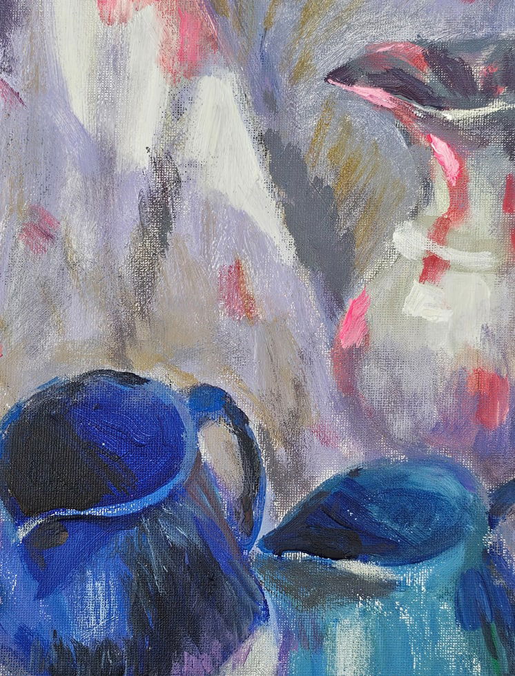 Acrylic still life vases Vyacheslav Petrovich Babac - 8