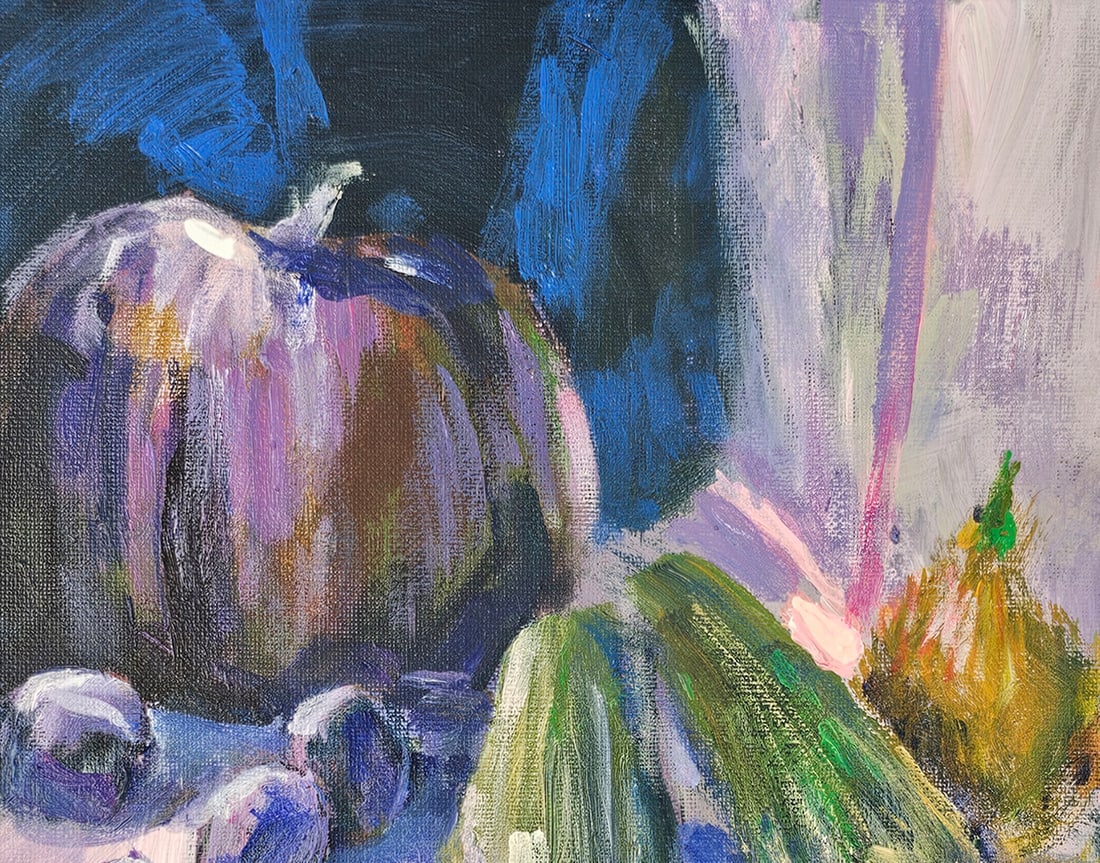 Acrylic still life vegetables Vyacheslav Petrovich Babac - 3