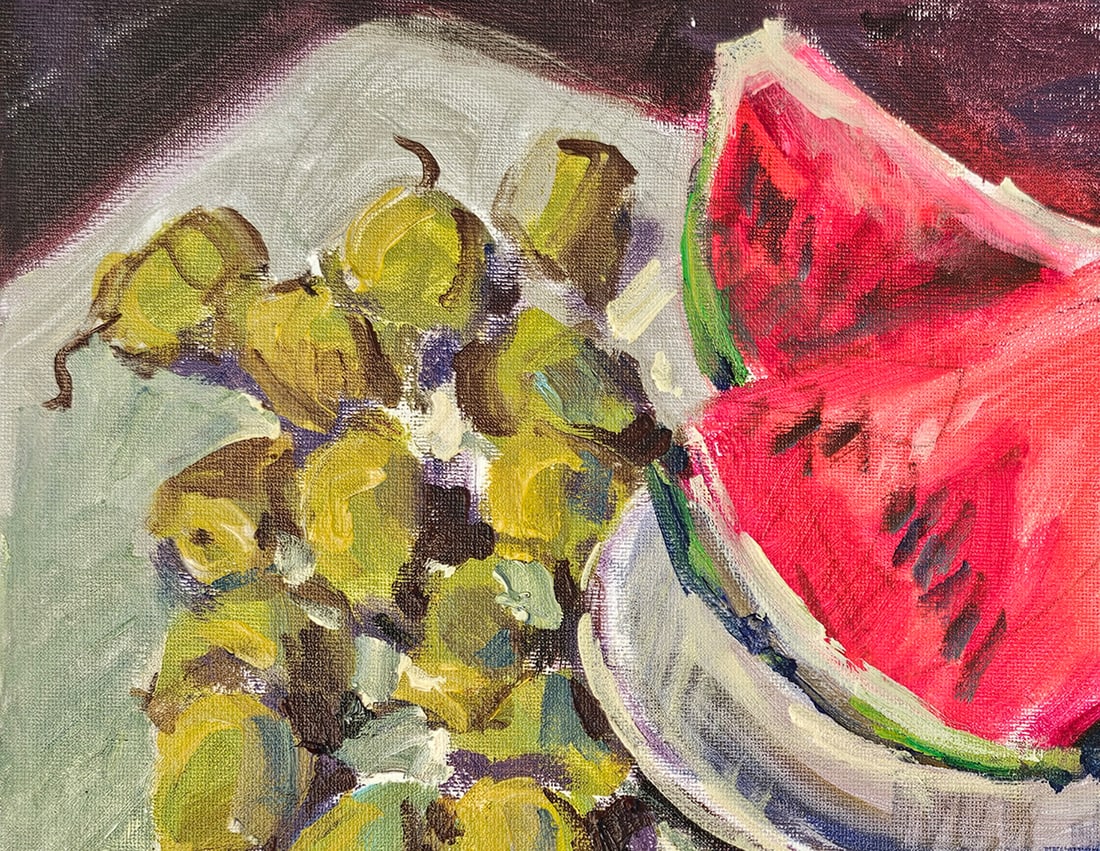 Acrylic still life pears Vyacheslav Petrovich Babac - 2