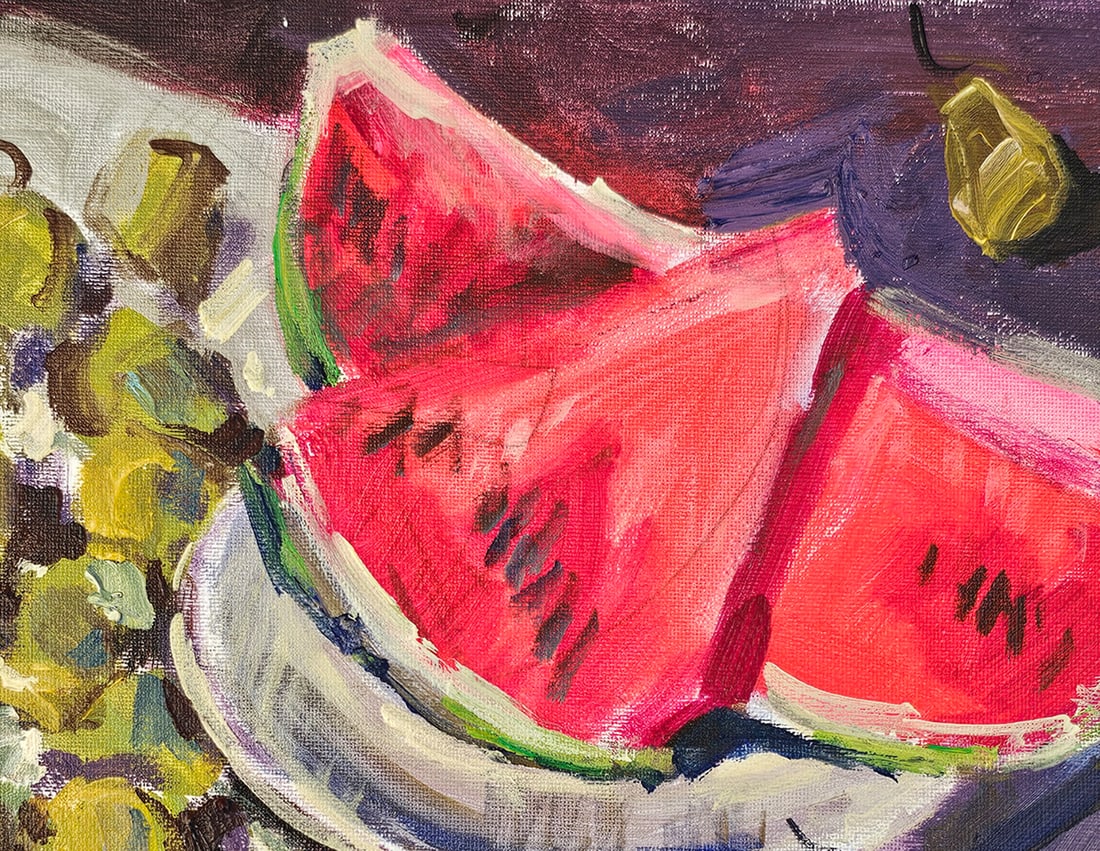 Acrylic still life pears Vyacheslav Petrovich Babac - 3